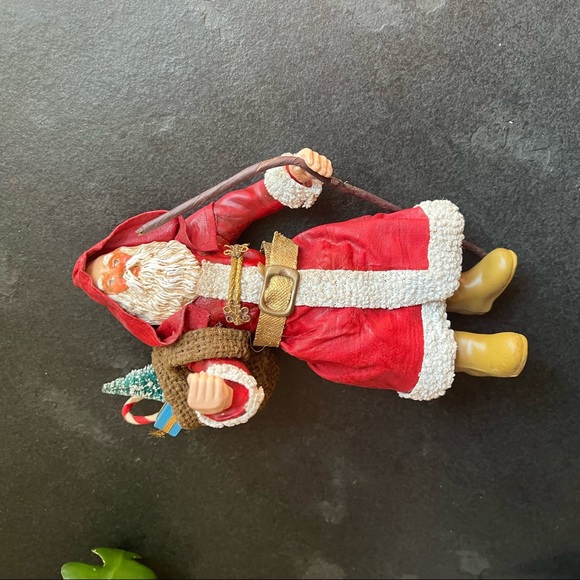 Vintage Santa Figurine Paper Mache Taiwan R.O.C - Picture 7 of 8
